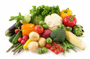 Verduras del segundo día.